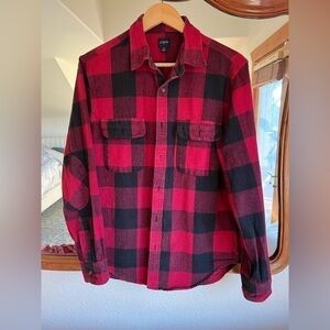 J Crew Women’s buffalo plaid shirt jacket - Sz - M